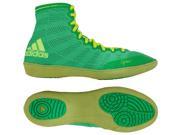 Adidas adiZero Varner High Top Wrestling Shoes 10.5 Flash Lime Yellow