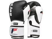 Fighting Sports S2 Gel Power Bag Gloves 18 oz Black White