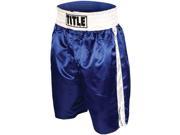 Title Professional Boxing Trunks 2XL Blue White