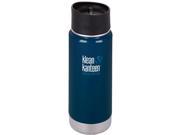 Klean Kanteen Wide Mouth 16 oz. Insulated Bottle with Cafe Cap Deep Sea