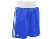 Adidas Light Flex Polyester Amateur Boxing Shorts Small Blue White
