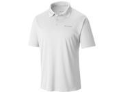 Columbia Zero Rules Omni Freeze Classic Fit Polo Shirt Small White