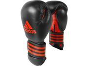 Adidas KPower 300 Pro Training Kick Boxing Gloves 16 oz. Black Red
