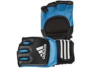 Adidas Professional Competition MMA Fight Gloves Medium Black Solar Blue