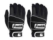 Franklin Youth Neo Classic II Batting Gloves Medium Black Black