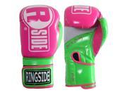 Ringside Boxing Apex Fitness Bag Gloves S M Pink Lime