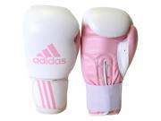 Adidas Response Boxing Gloves 10 oz White Pink