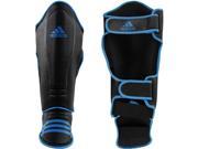 Adidas Super Pro MMA Sparring Shin Instep Guards 2XL Black Solar Blue