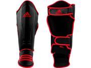 Adidas Super Pro MMA Sparring Shin Instep Guards S M Black Red