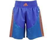 Adidas Elastic Waistband Boxing Shorts XS Midnight Blue Aqua Blue Orange