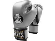 Cleto Reyes Lace Up Hook and Loop Hybrid Boxing Gloves XS Titanium