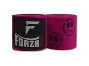 Forza MMA 180 Mexican Style Boxing Handwraps Smileys Hot Pink