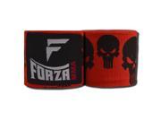 Forza MMA 180 Mexican Style Boxing Handwraps Skulls Red
