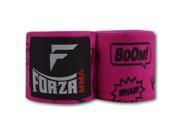 Forza MMA 180 Mexican Style Boxing Handwraps Comic Book Hot Pink
