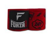 Forza MMA 180 Mexican Style Boxing Handwraps Comic Book Red