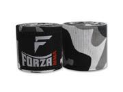 Forza MMA 180 Mexican Style Boxing Handwraps Factory Camo Gray Black