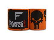 Forza MMA 180 Mexican Style Boxing Handwraps Skulls Orange