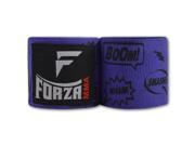 Forza MMA 180 Mexican Style Boxing Handwraps Comic Book Columbia Blue