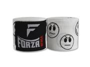 Forza MMA 180 Mexican Style Boxing Handwraps Smileys White