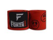 Forza MMA 180 Mexican Style Boxing Handwraps Smileys Red