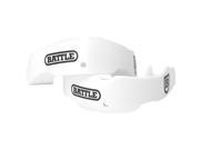 Battle Sports Science Adult Football Mouthguard 2 Pack with Straps White