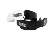 Battle Sports Science Adult Football Mouthguard 2 Pack with Straps Black