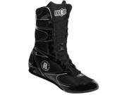 Ringside Hi Top Undefeated Boxing Shoes Size 5 Black