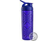 Blender Bottle SportMixer 28 oz. Sleek Tritan Shaker Tartan Plaid Purple