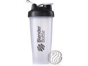 Blender Bottle Classic 28 oz. Shaker with Loop Top Clear Black