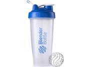 Blender Bottle Classic 28 oz. Shaker with Loop Top Clear Blue