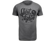 Hayabusa Classic Spirit of the Fighter T Shirt Large Gray