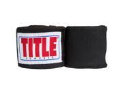 Title Boxing 120 Classic Elite Semi Elastic Mexican Style Handwraps Black