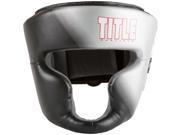 Title Boxing Platinum Proclaim Full Training Headgear Regular Black Silver