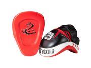 Title Boxing Serpent Strike Aerovent Contoured Leather Punch Mitts Black Red