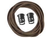 Speedlaces iBungee Stretch Laces with Race Locks 22 Brown