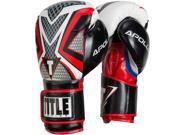 Title Boxing Apollo Hook and Loop Training Gloves 12 oz. Red Black White