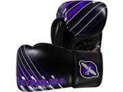 Hayabusa Ikusa Charged Dual X Hook and Loop Boxing Gloves 10 oz Black Purple