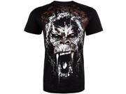 Venum Gorilla Short Sleeve MMA T Shirt Small Black