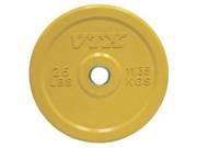 VTX by Troy Barbell 25 lb. Rubber Bumper Plate Yellow
