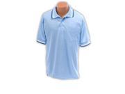 Baseball Softball Polo Shirts for Umpire Light Blue 3XL