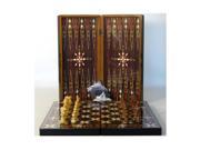 Yenigun Portable Backgammon and Chess Set 26274AC