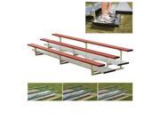 Sports Bleachers with Mesh Guardrail 4 Rows 15 Color Navy