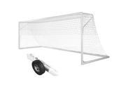 Fusion Soccer Goal with Wheels by Kwik Goals Full Depth 8 x 24