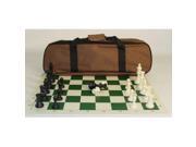 CNChess Tournament Chess Set with Black Canvass Tote Bag