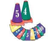 Color My Class Cone Covers Numbers 1 10