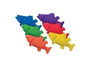 Color My Class Rubber Critters Bass Set of 6