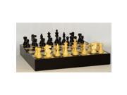 WorldWise Wooden Chess Set 16 with Chest Like Board Black Maple