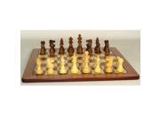 WorldWise Wooden Chess Set with Padauk Maple Board