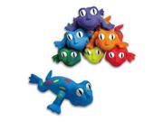 Color My Class Rubber Critters Frogs Set of 6