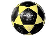 Indoor Soccer Ball by Mikasa Sports Low Bounce Size 4 Yellow Black